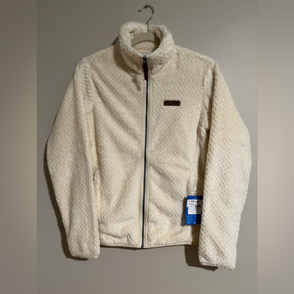 BRAND NEW Columbia off white fleece quarter zip!!! NEW WITH TAGS!!